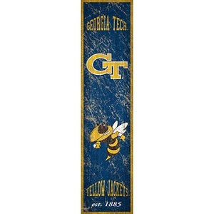GA Tech Yellow Jackets --- Distressed Heritage Banner