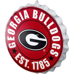 Georgia Bulldogs --- Bottle Cap Sign