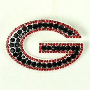 Georgia Bulldogs --- Crystal Logo Pin