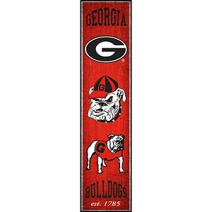 Georgia Bulldogs --- Distressed Heritage Banner
