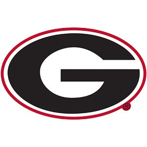 Georgia Bulldogs --- Distressed Logo Cutout Sign