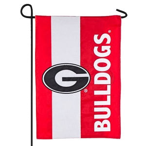 Georgia Bulldogs --- Embroidered Logo Applique Flag