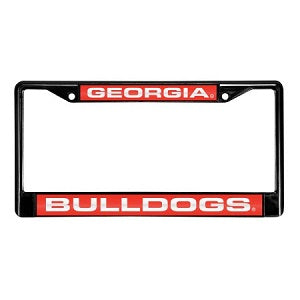 Georgia Bulldogs --- Laser Cut License Plate Frame
