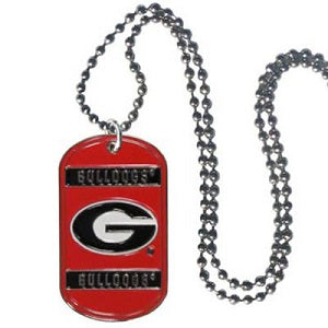 Georgia Bulldogs --- Neck Tag Necklace