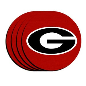 Georgia Bulldogs --- Neoprene Coasters 4-pk
