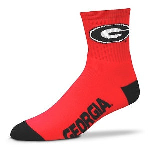 Georgia Bulldogs --- Team Color Crew Socks