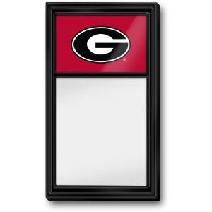 Georgia Bulldogs (black-red) --- Dry Erase Note Board