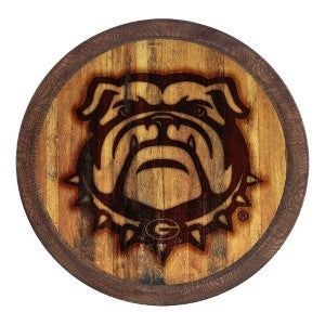 Georgia Bulldogs (branded UGA)  --- Faux Barrel Top Sign