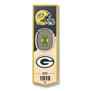 Green Bay Packers --- 3-D StadiumView Banner - Small