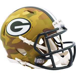 Green Bay Packers --- Camo Mini Helmet