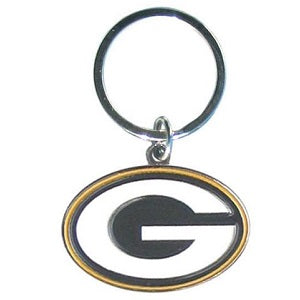 Green Bay Packers --- Enameled Key Ring
