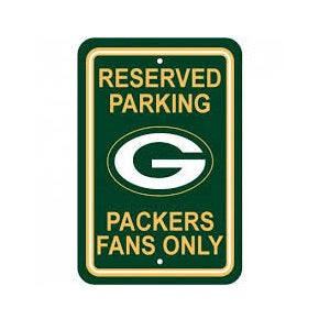 Green Bay Packers --- Reserved Parking Sign