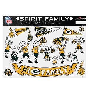 Green Bay Packers --- Spirit Family Window Decal