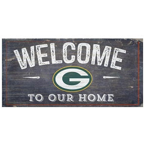 Green Bay Packers --- Welcome to Our Home Sign