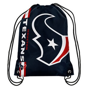 Houston Texans --- Big Logo Drawstring Backpack