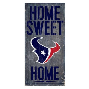 Houston Texans --- Home Sweet Home Wood Sign