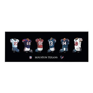 Houston Texans --- Legacy Uniform Plaque