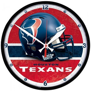 Houston Texans --- Round Wall Clock
