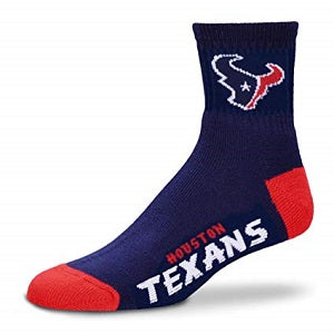 Houston Texans --- Team Color Crew Socks