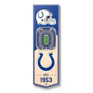 Indianapolis Colts --- 3-D StadiumView Banner - Small