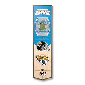 Jacksonville Jaguars --- 3-D StadiumView Banner - Large