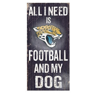 Jacksonville Jaguars --- All I Need Wood Sign