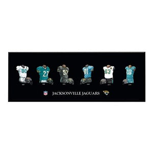 Jacksonville Jaguars --- Legacy Uniform Plaque