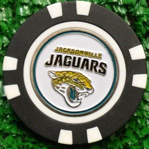 Jacksonville Jaguars --- Poker Chip Ball Marker