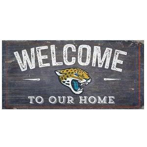 Jacksonville Jaguars --- Welcome to Our Home Sign