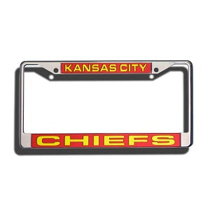 Kansas City Chiefs --- Laser Cut License Plate Frame