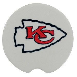 Kansas City Chiefs --- Ceramic Car Coasters 2-pk