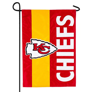 Kansas City Chiefs --- Embroidered Logo Applique Flag
