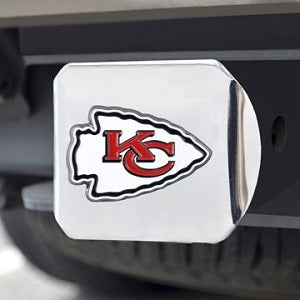 Kansas City Chiefs --- Chrome Hitch Cover