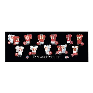 Kansas City Chiefs --- Legacy Uniform Plaque