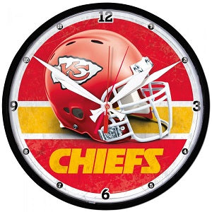 Kansas City Chiefs --- Round Wall Clock