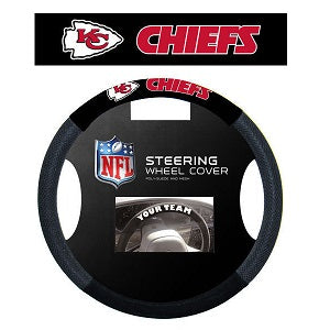 Kansas City Chiefs --- Steering Wheel Cover