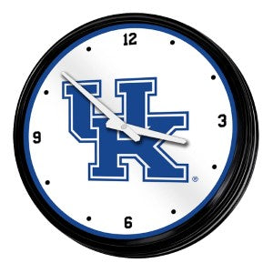 Kentucky Wildcats --- Retro Lighted Wall Clock