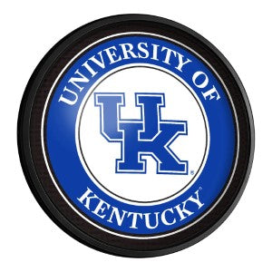 Kentucky Wildcats --- Round Slimline Lighted Wall Sign