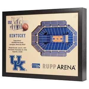 Kentucky Wildcats --- 25-Layer StadiumView 3D Wall Art