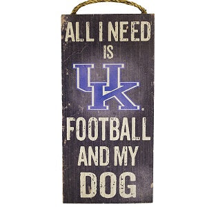 Kentucky Wildcats --- All I Need Wood Sign