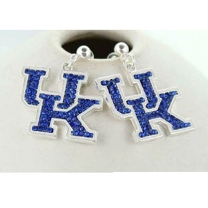 Kentucky Wildcats --- Crystal Logo Earrings