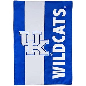 Kentucky Wildcats --- Embroidered Logo Applique Flag
