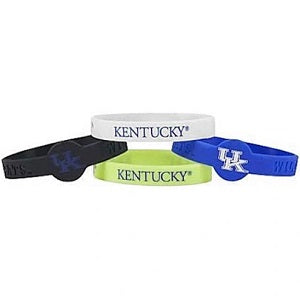 Kentucky Wildcats --- Silicone Bracelets 4-pk