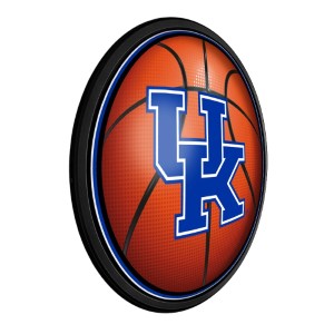 Kentucky Wildcats (basketball) --- Round Slimline Lighted Wall Sign
