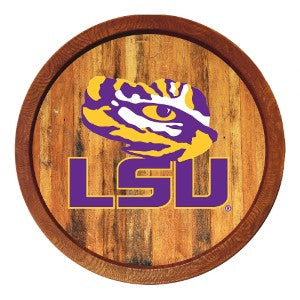 LSU Tigers --- Faux Barrel Top Sign