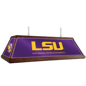 LSU Tigers --- Premium Wood Pool Table Light