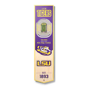 LSU Tigers --- 3-D StadiumView Banner - Large