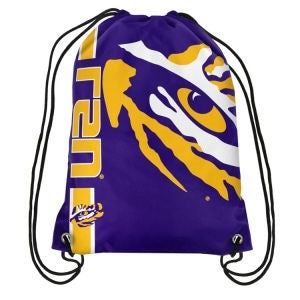 LSU Tigers --- Big Logo Drawstring Backpack