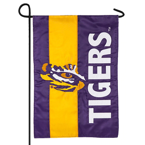 LSU Tigers --- Embroidered Logo Applique Flag