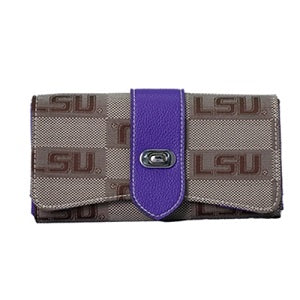 LSU Tigers --- Signature 16 Wallet Wendy